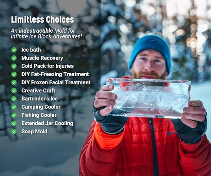 Alaskey® Extra Large Ice Block Mold 2.5 lbs - Image 6