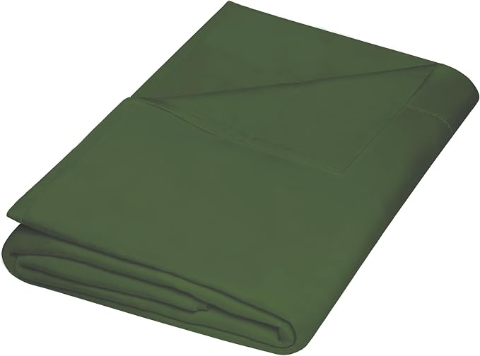 ZPECC Full Flat Sheet Only 1 Pack, Durable Olive Green Top Bed Sheets by ZPECC-ABrandThatHasBeenFocusedOnBabyProductsFor18Years