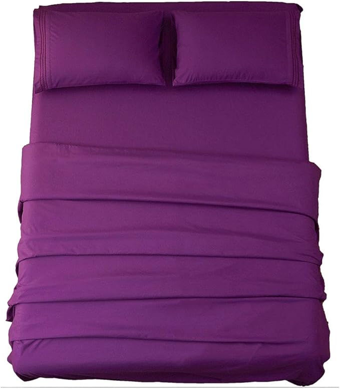 SONORO KATE Bed Sheet Set Super Soft Microfiber 1800 Thread Count Luxury by SONOROKATE