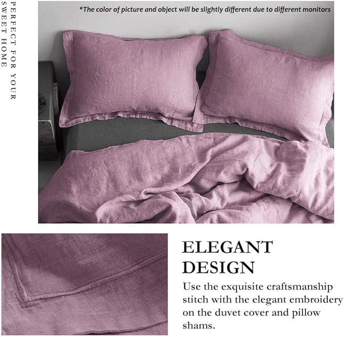 Simple&Opulence 100% Linen Duvet Cover Set - Image 2