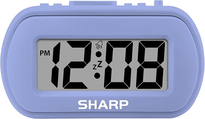 Sharp Digital Alarm Clock – Tactile Case by SHARP
