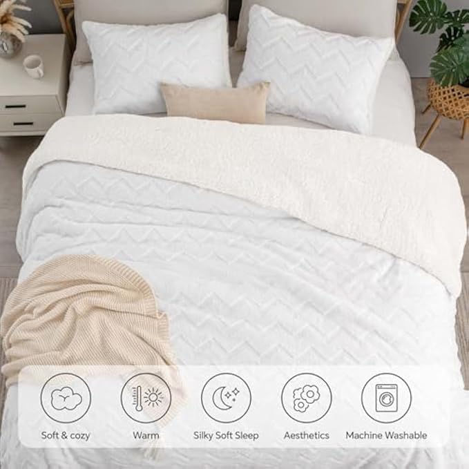 BEDELITE Fluffy Full Size Comforter Set - Image 6