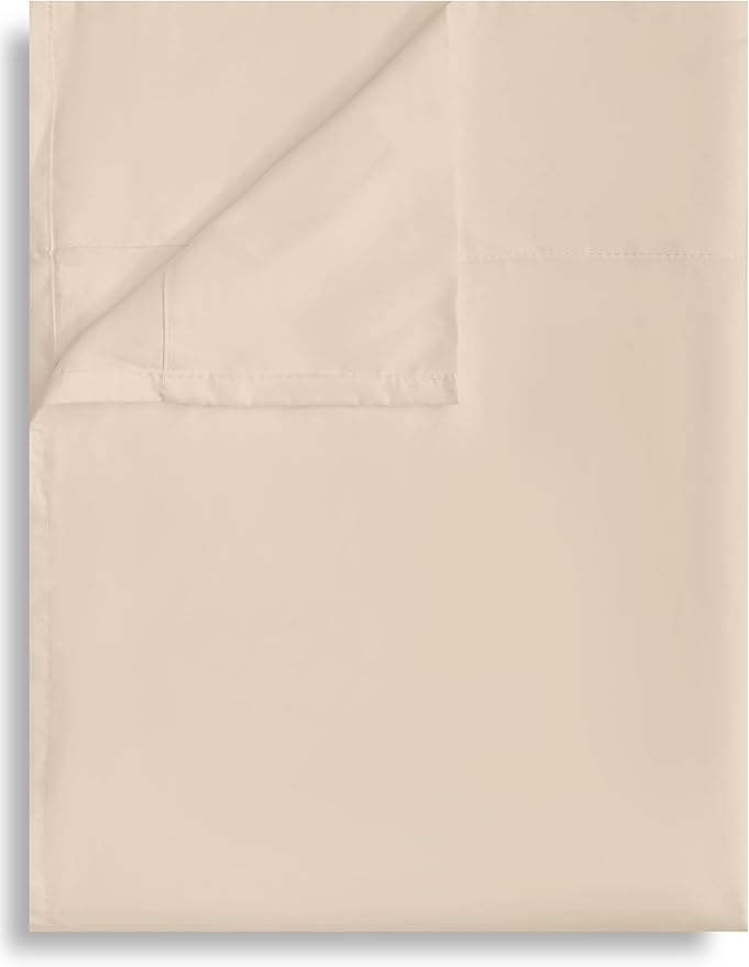 Full Flat Sheet Only, 1 Pack Top Bed Sheets, Soft Breathable Brushed Microfiber by Culve
