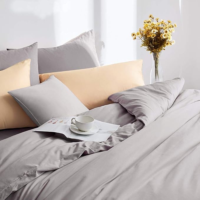FLXXIE King Pillow Cases Set of 2, Soft Microfiber Pillow Covers - Image 4