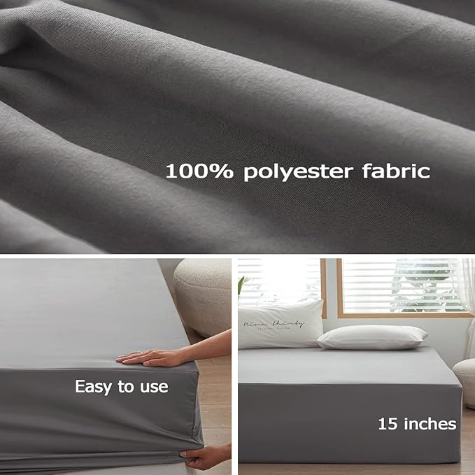 Bedding TwinXL Size Fitted Sheet Only - Image 3
