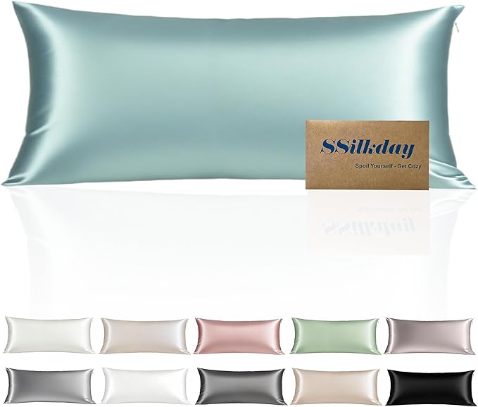 Mulberry Silk Body Pillow Pillowcase by Unknown
