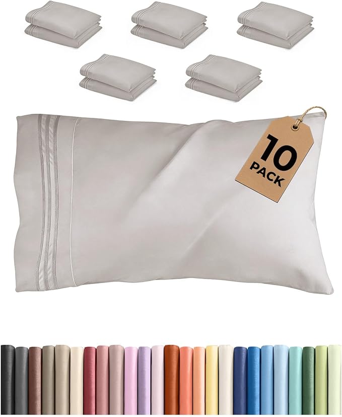Queen Pillow Cases Set of 10 by CGKUnlimited