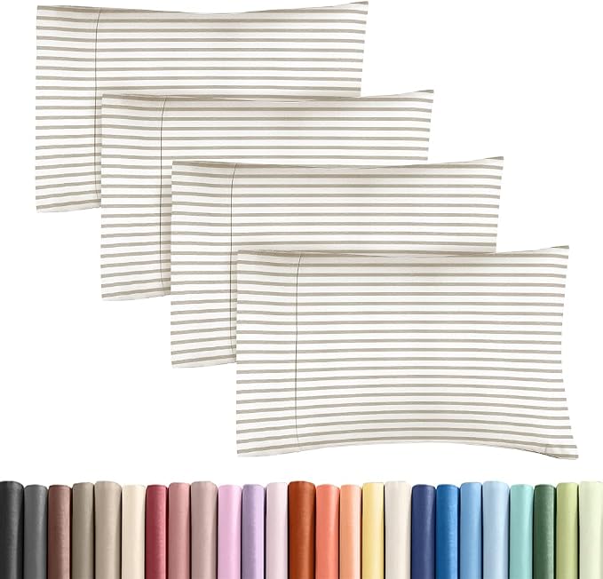 Standard Pillow Cases Set of 4 by CGKUnlimited