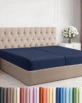 Split King Fitted Bed Sheet by CGKUnlimited