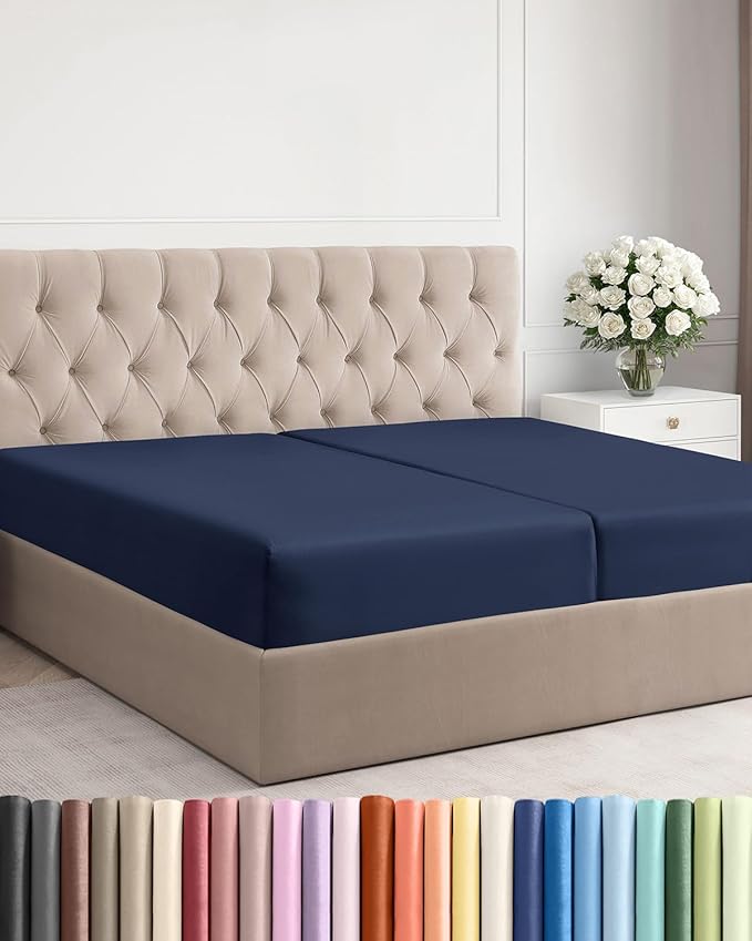 Split King Fitted Bed Sheet by CGKUnlimited