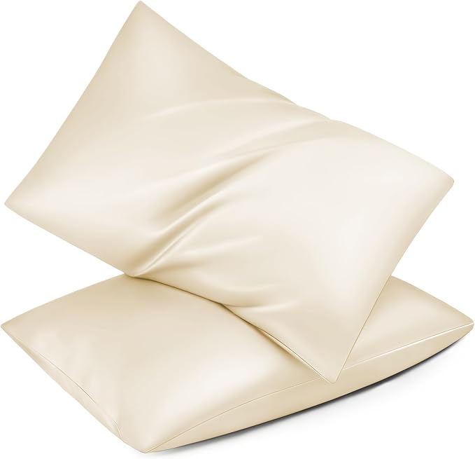 MR&HM Breathable Toddler Pillowcase 13"x18" Travel Pillow Case Set of 2 by MRHM