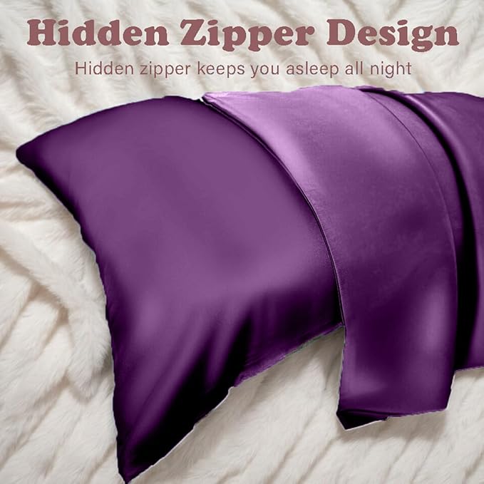Mulberry Silk Pillowcase for Hair and Skin Standard Size 20"X 26" - Image 5