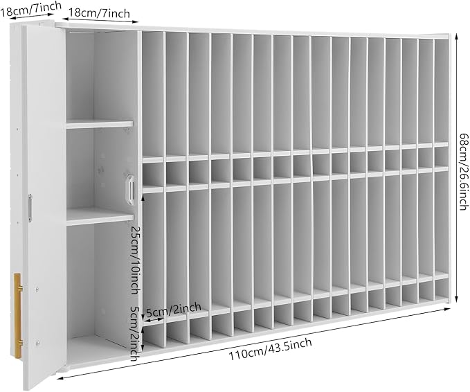 Wall Mount Hair Color Organizer Rack Professional Salon Barber Station Salon - Image 3