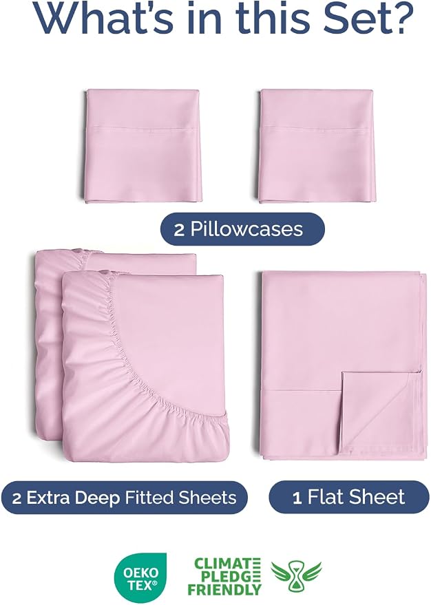 Extra Deep Split King Sheet Set - Image 2