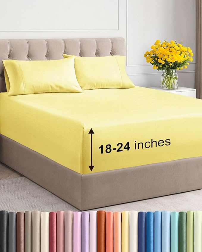 Extra Deep Twin Sheet Set by CGKUnlimited
