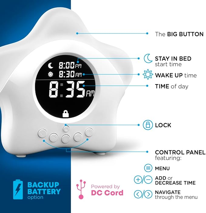 Stay-in-Bed Clock for Kids - Image 4