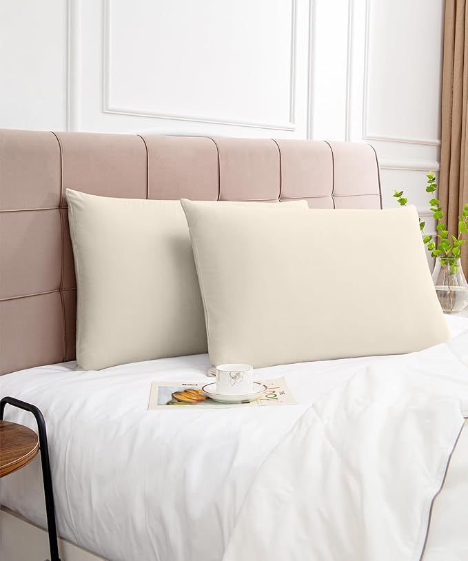 Warmstar Cotton Pillow Cases King Size Set of 2, 600 Thread Count Pillowcases - Image 6