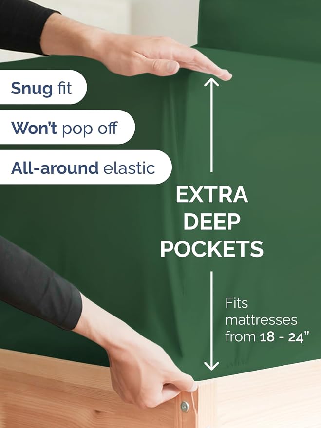 Extra Deep Split King Fitted Sheet - Image 2