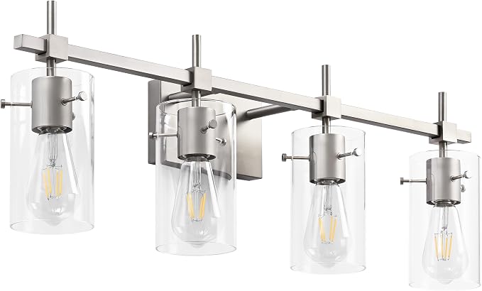 SOLFART 4 Light Bathroom Vanity Lights Bathroom Lights Over Mirror Vintage Bath by SOLFART