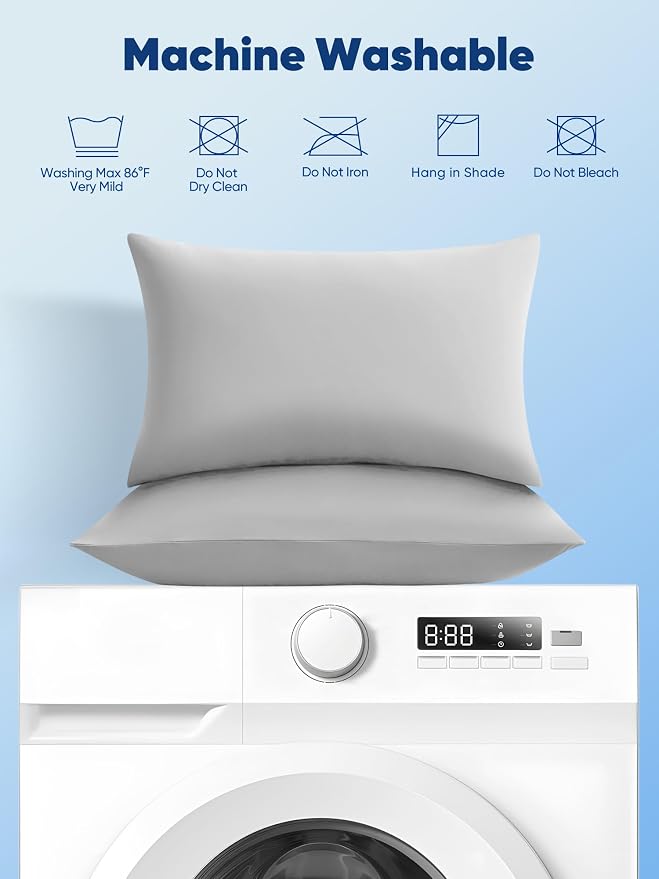 Avolare Cooling Pillow Cases Queen Size Set of 2, Arc-Chill 3.0 Cool Pillowcases - Image 7