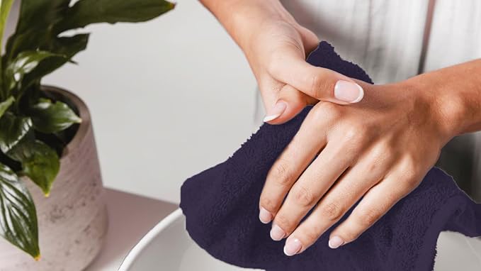 Avalon Towels Cotton Washcloths – Size 12x12 Inches, 100% Ring Spun Cotton - Image 3