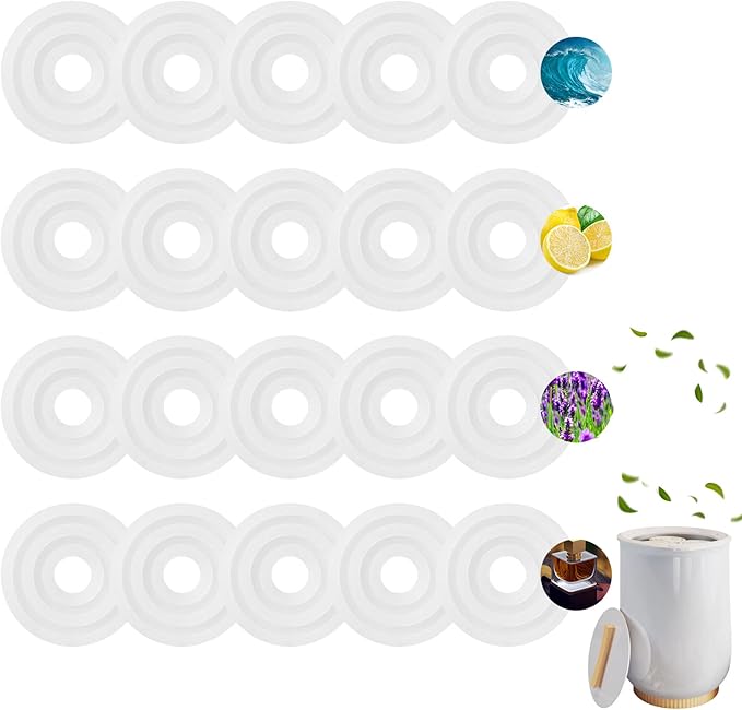 Demissle 24 Pcs Replacement Fragrance Scented Pads Disc Fresh Oil Refill Pad by Demissle