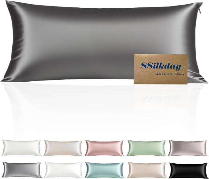 Mulberry Silk Body Pillow Pillowcase by Unknown