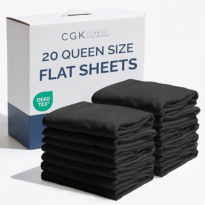 Queen Size Flat Sheets by CGKUnlimited
