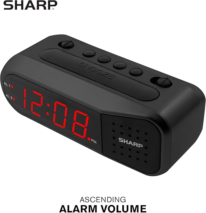 Sharp Easy-Set Digital Alarm Clock - Image 5