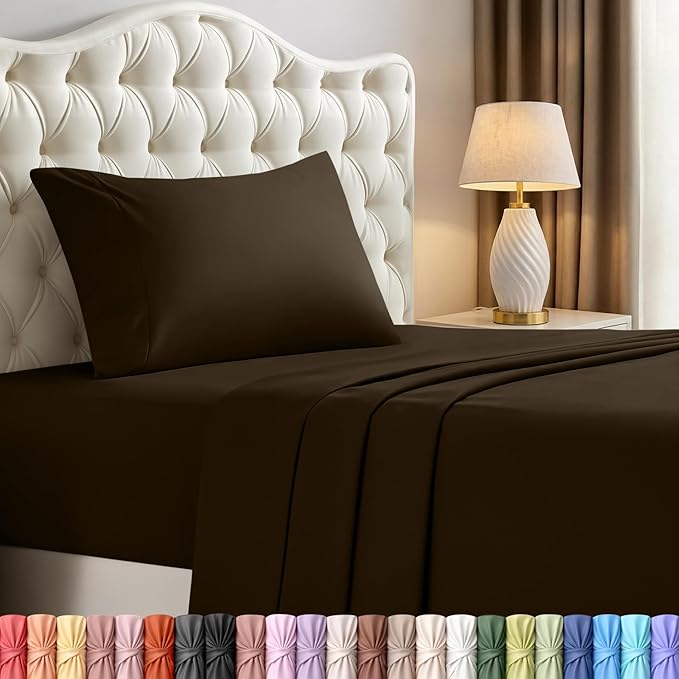 Utopia Bedding Twin Sheet Set – 3 Piece Bed Sheets by UTOPIABEDDING
