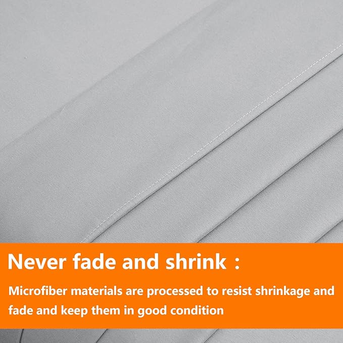 Light Grey Full Size Comforter Set - Image 7