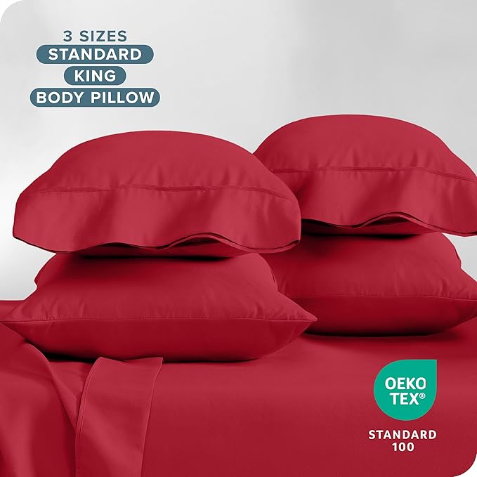 Bare Home Microfiber King Size Pillowcases - Image 6