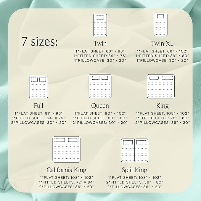 LuxClub 5 PC Sheet Set Bed Sheets Deep Pockets 16" Eco Friendly Wrinkle Free - Image 4