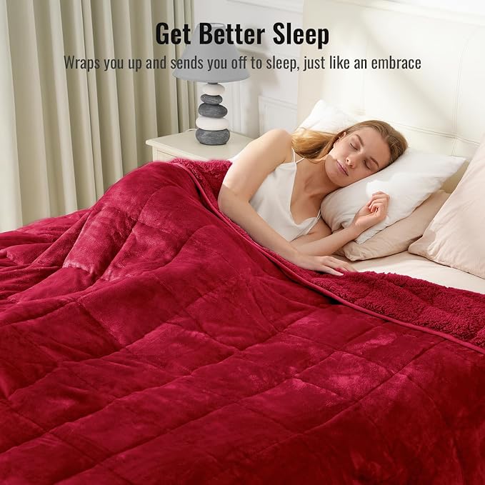 Uttermara Weighted Blankets for Adults Full Size, 15lbs 48x72 inches Blanket - Image 3