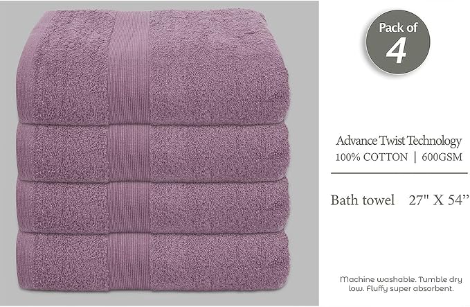 Softolle Luxury Bath Towels Set of 4 | Towels - Image 9