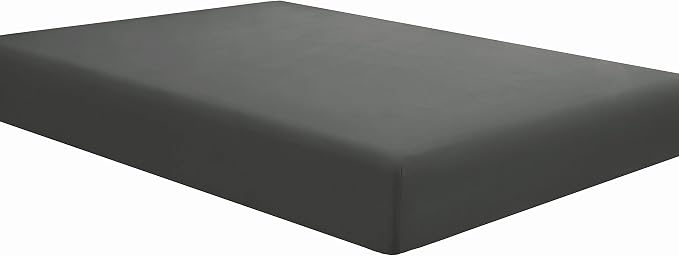 Sfoothome Fitted Sheet Dark Gray, 14 Inch Deep Pocket, Full Bed Fitted Sheet by Sfoothome