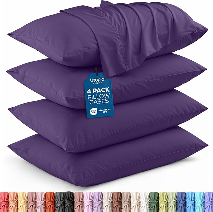 Utopia Bedding Standard Pillowcases by UTOPIABEDDING