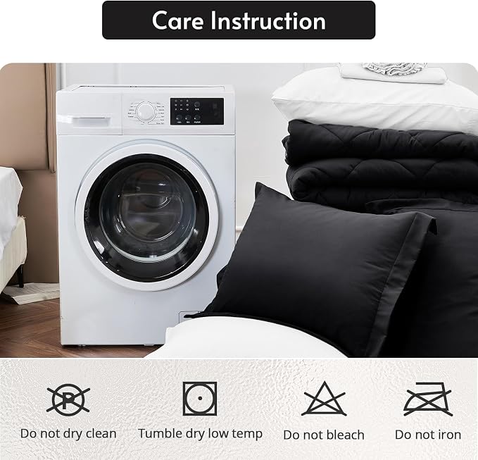 MUXHOMO 5 Pieces Twin XL Comforter Set, Reversible Bed in a Bag Twin XL Size - Image 9