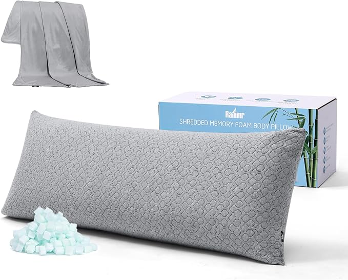 Rainmr Thick Memory Foam Body Pillow by RainmrBedding