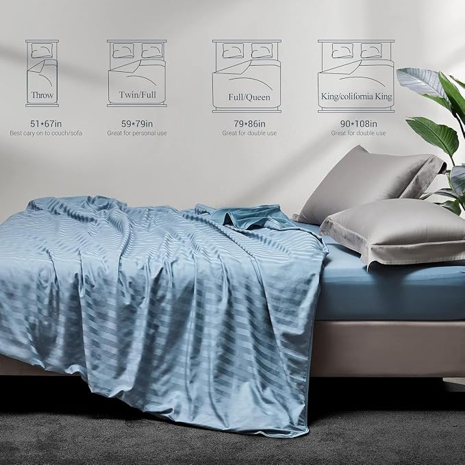 Elegear Revolutionary Cooling Blanket Queen, Absorbs Heat to Keep Body Cool - Image 4