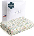 YnM 15lbs Weighted Blanket for Adults, Cooling Nylon/PE Heavy Bed Throw Blanket by YNM