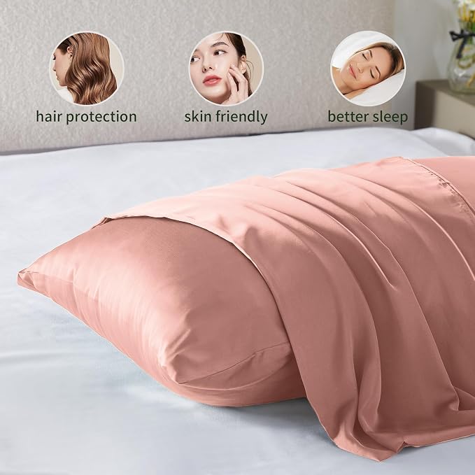 Silk Pillowcase for Hair and Skin Mulberry Silk Pillowcase Soft Breathable - Image 5