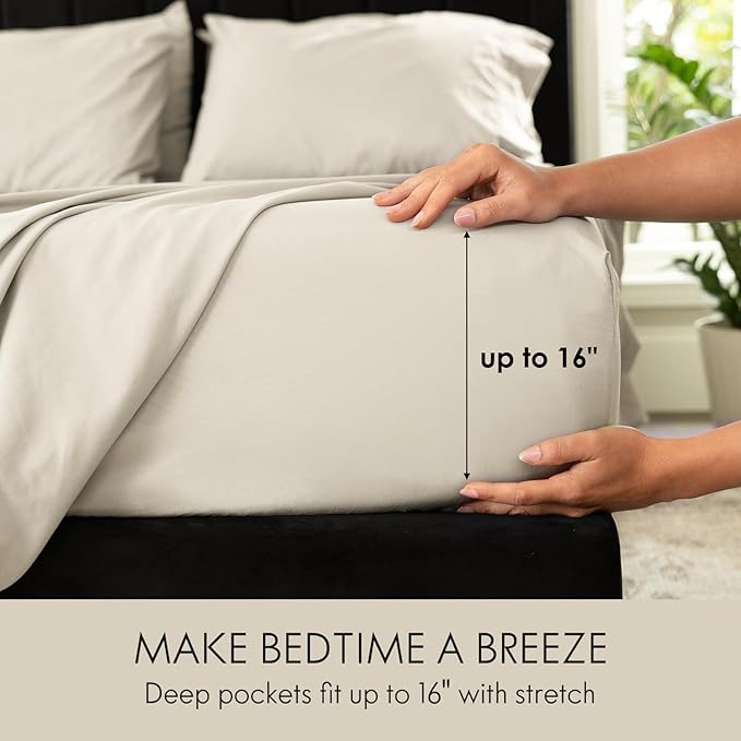ClevaHome King Size Sheet Set - Image 2