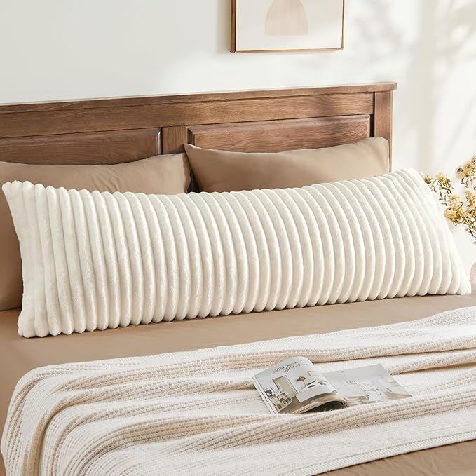 BEDELITE Fluffy Faux Fur Body Pillow Cover by BEDELITE