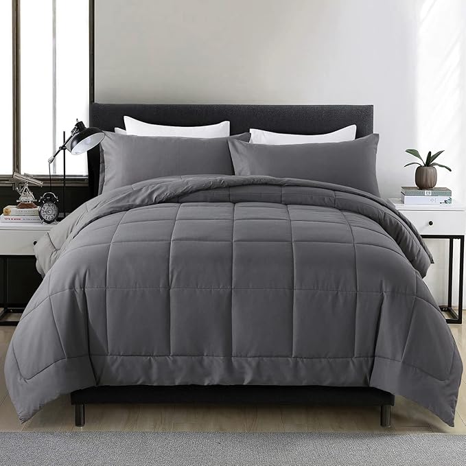 DOWNCOOL Twin Comforter Set -All Season Bedding Comforters Sets by DOWNCOOL