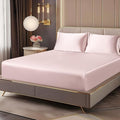 BEDELITE Satin Fitted Sheet and Pillowcase Set, Luxury Soft Similar to Silk by BEDELITE
