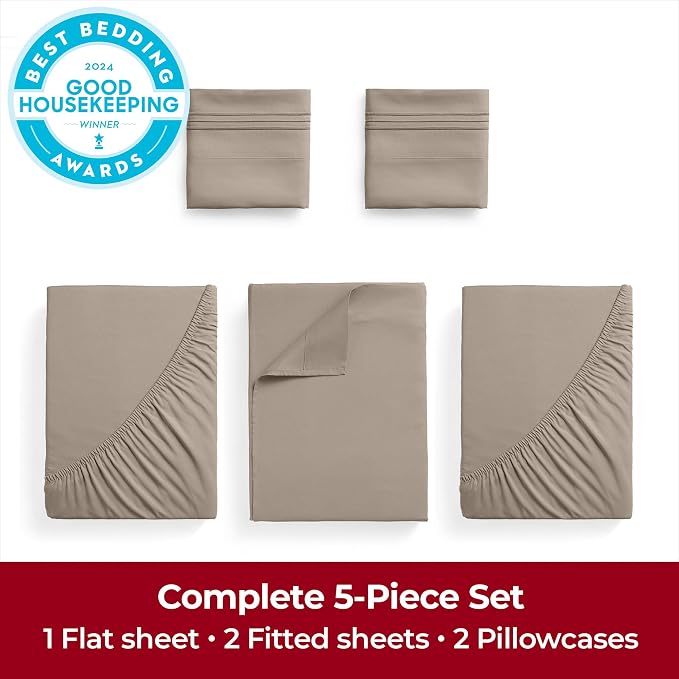 Mellanni Extra Deep Split King Sheets - Image 4