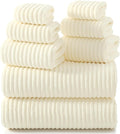 REDKISS Cream Microfiber Bath Towels Set 8 Piece by REDKISSOnline