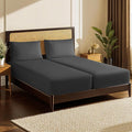 LBRO2M Split King Sheet Sets for Adjustable Bed 1000 Thread Count 100% Egyptian by LBRO2MBedding