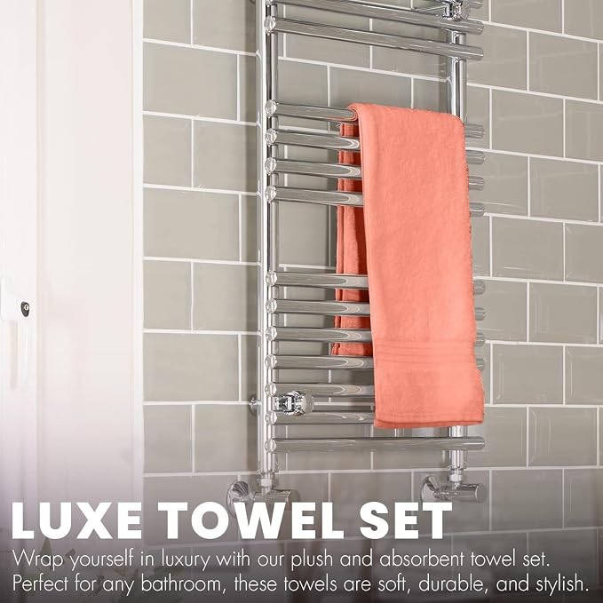 KAHAF COLLECTION 6 Pack Bath Towels Set 100% Ring Spun Cotton, Lightweight - Image 5